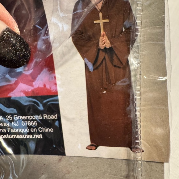 Adult Brown Preowned Monk's Robe Costume - Picture 3 of 12
